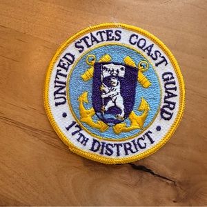 USCG United States Coast Guard 17th District Vintage Patch